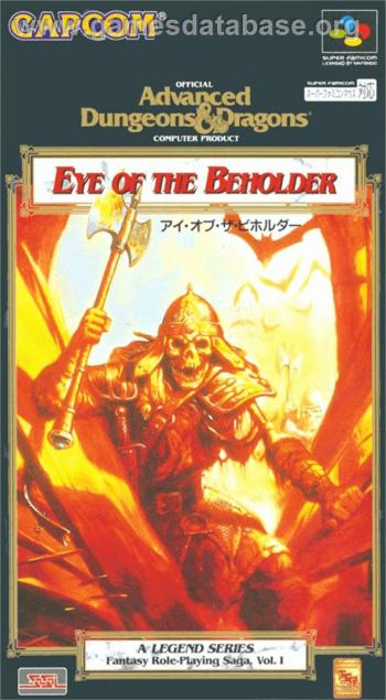 Cover AD&D - Eye of the Beholder for Super Nintendo